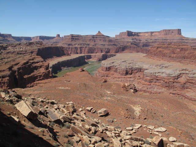 Colorado River vom Gooseneck Overlook aus (15. Mai)