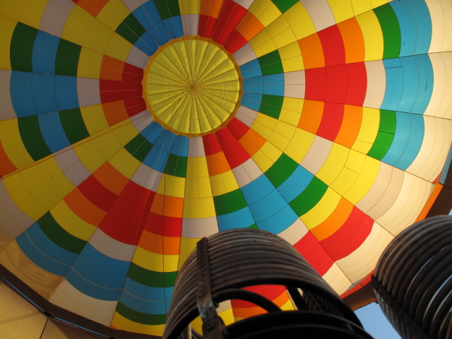 &uuml;ber dem Courthouse Valley (17. Mai)