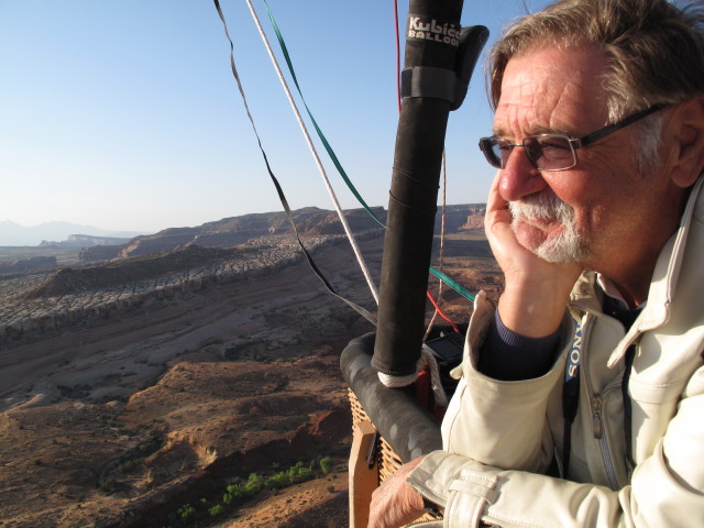 Papa &uuml;ber dem Bartlett Canyon (17. Mai)