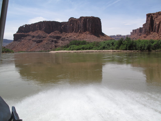 Colorado River zwischen Moab und Potash (17. Mai)