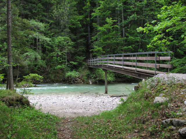 Leinsteg &uuml;ber die Grimming (26. Mai)