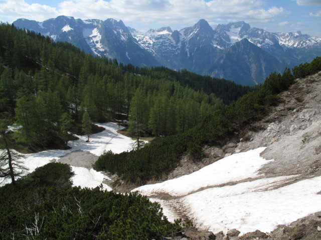 zwischen T&uuml;rkenkarscharte und B&auml;renalm (26. Mai)