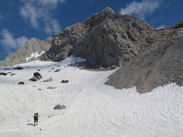 Irene zwischen Prielschutzhaus und S&uuml;dostsporn-Klettersteig (27. Mai)