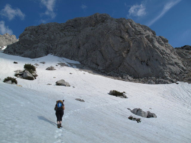 Irene zwischen Prielschutzhaus und S&uuml;dostsporn-Klettersteig (27. Mai)