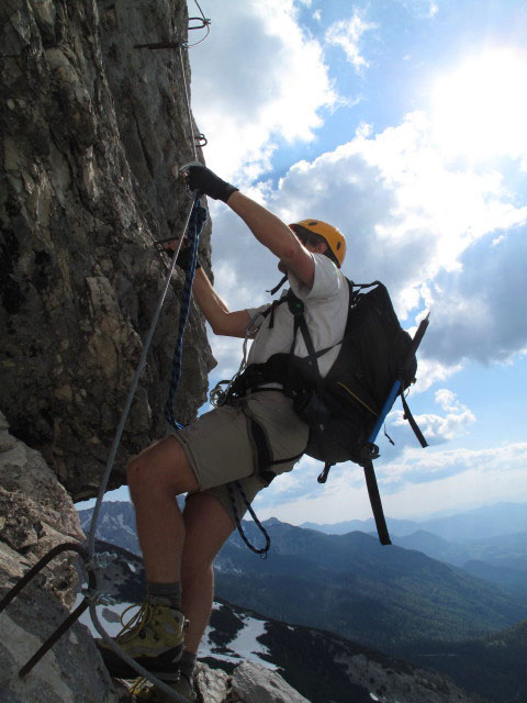 S&uuml;dostsporn-Klettersteig: Ich (27. Mai)