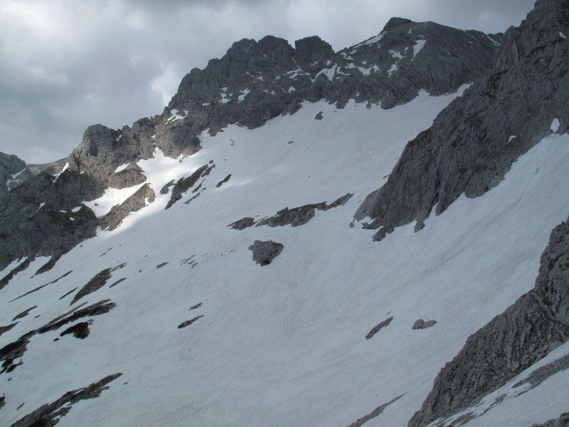 K&uuml;hkar vom S&uuml;dostsporn-Klettersteig aus (27. Mai)
