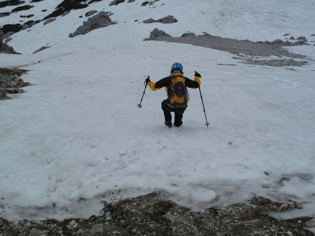 Irene zwischen S&uuml;dostsporn-Klettersteig und Prielschutzhaus (27. Mai)