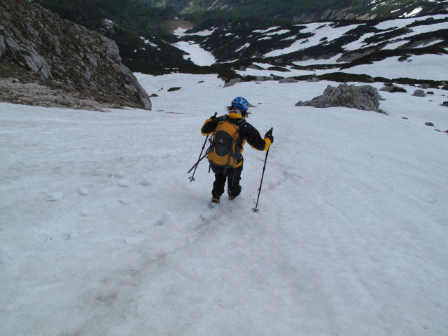 Irene zwischen S&uuml;dostsporn-Klettersteig und Prielschutzhaus (27. Mai)