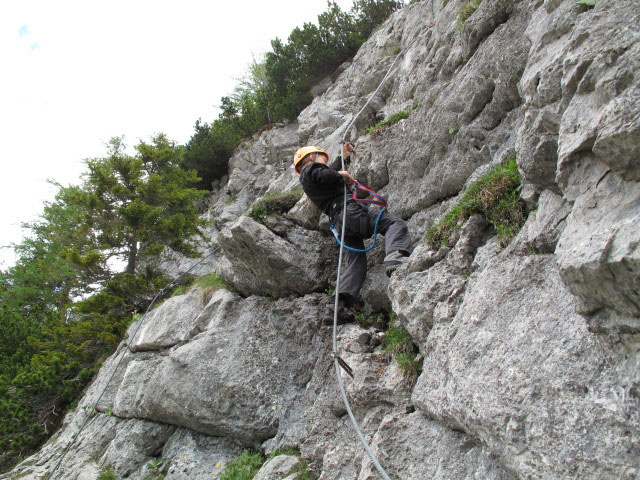 S&uuml;d&ouml;stlicher &Uuml;bungsklettersteig Prielschutzhaus: Philipp (27. Mai)