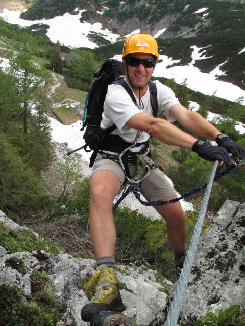 S&uuml;d&ouml;stlicher &Uuml;bungsklettersteig Prielschutzhaus: Ich (27. Mai)
