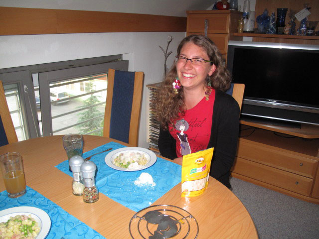 Kathrin in meiner Wohnung (29. Mai)