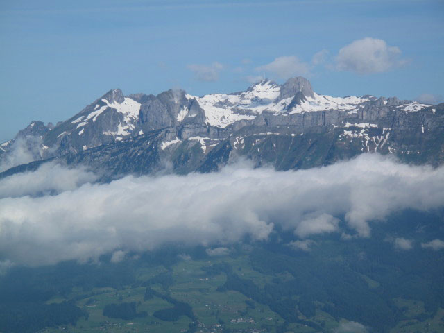 Säntis vom Gafleisattel aus