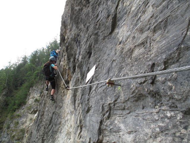 Kitz-Klettersteig: ? und ? am G&ouml;tterquergang