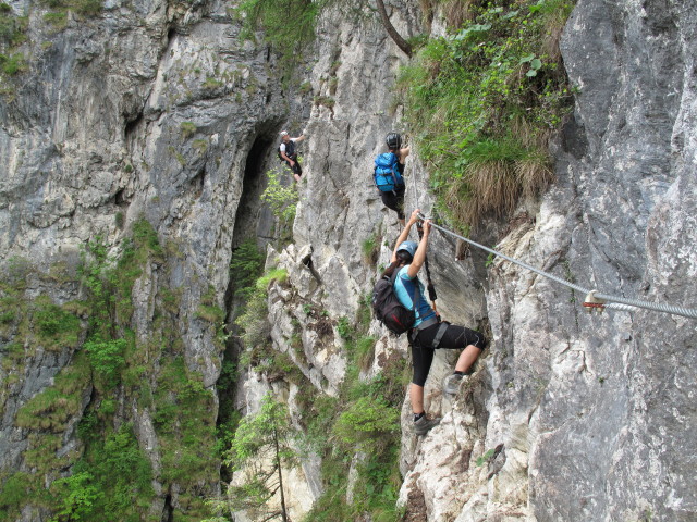 Kitz-Klettersteig: ?, ? und ? am G&ouml;tterquergang
