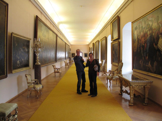 Florian und Katrin in der Gem&auml;ldegallerie