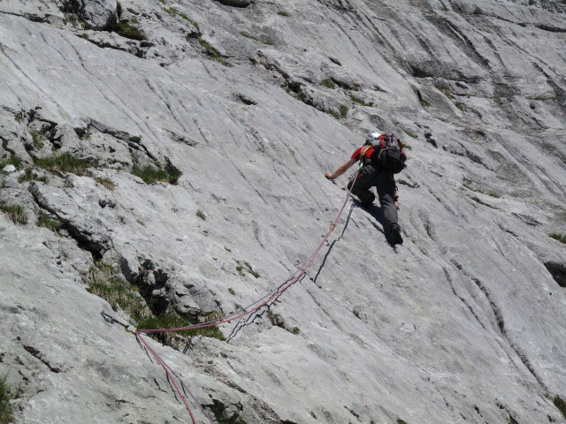 'Gummikiller': Thomas in der 12. Seillänge (16. Juni)