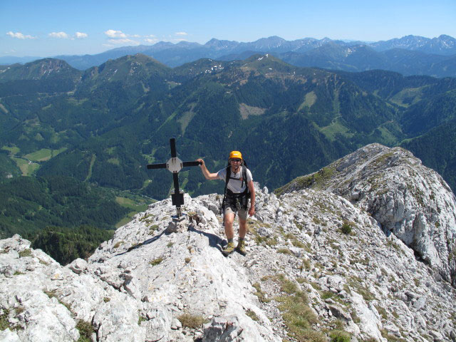 Ich am Kleinen Ödstein, 2.163 m (16. Juni)