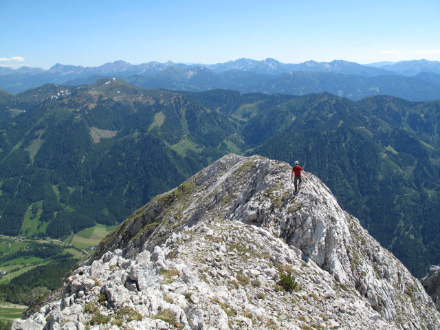 Thomas zwischen Kleinem &Ouml;dstein und Gamssteinsattel (16. Juni)
