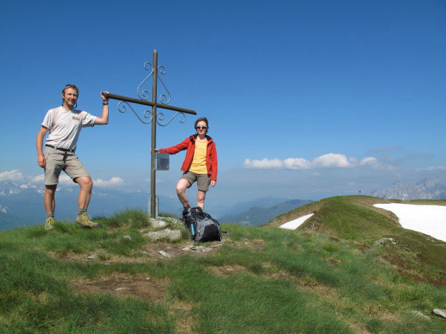 Ich und Carmen am Blaseneck, 1.969 m (17. Juni)