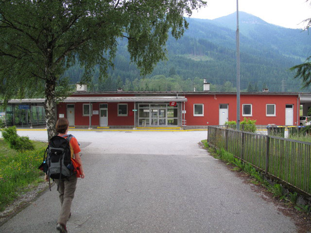 Carmen beim Bahnhof Wald am Schoberpass, 843 m (17. Juni)