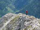 Thomas zwischen Kleinem Ödstein und Gamssteinsattel (16. Juni)