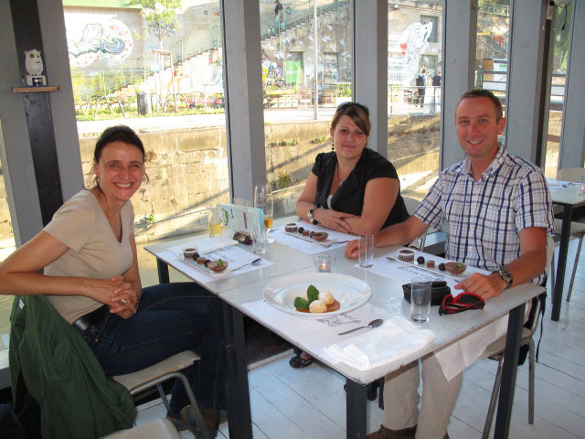 Katja, Birgit und ich im Holy-Moly!