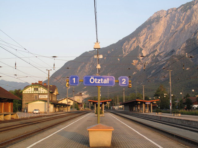 Bahnhof Ötztal (692 m)