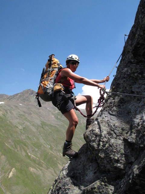 Schw&auml;rzenkamm-Klettersteig: Gudrun (30. Juni)