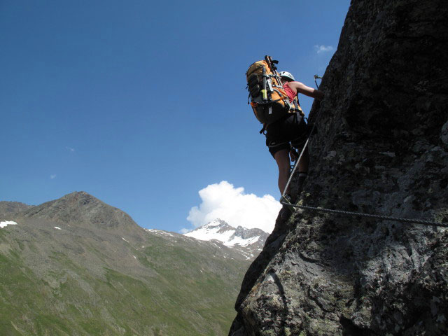 Schw&auml;rzenkamm-Klettersteig: Gudrun (30. Juni)