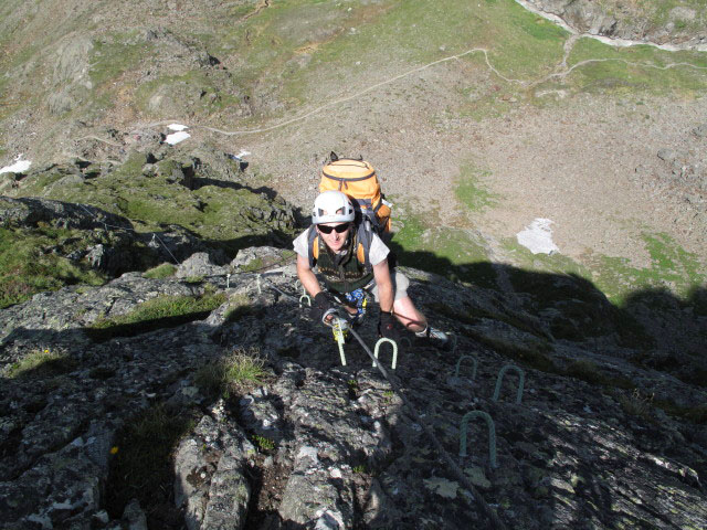 Schw&auml;rzenkamm-Klettersteig: Christoph (30. Juni)