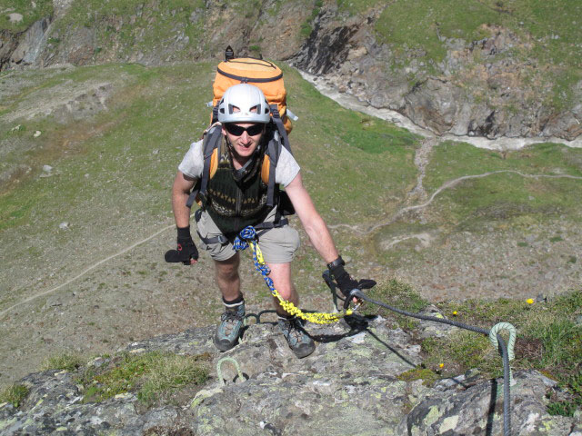 Schw&auml;rzenkamm-Klettersteig: Christoph (30. Juni)