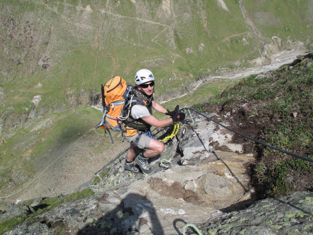 Schw&auml;rzenkamm-Klettersteig: Christoph (30. Juni)