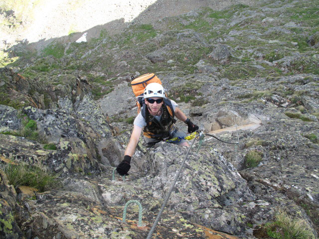 Schwärzenkamm-Klettersteig: Christoph (30. Juni)