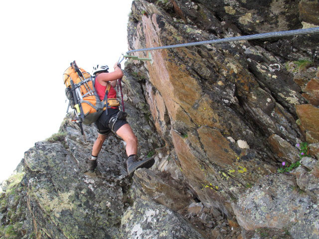 Schw&auml;rzenkamm-Klettersteig: Gudrun (30. Juni)