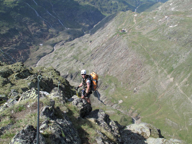 Schw&auml;rzenkamm-Klettersteig: Christoph (30. Juni)