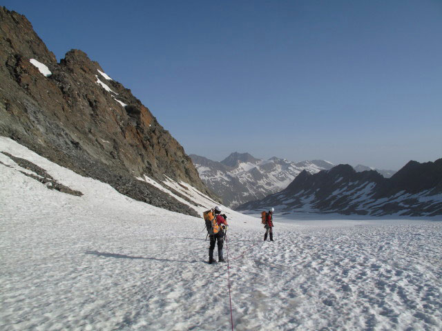 Gudrun und Christoph am Gurgler Ferner (1. Juli)