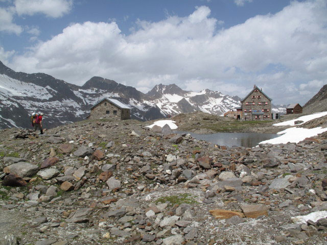 Christoph bei Fidelitash&uuml;tte und Hochwildehaus (1. Juli)