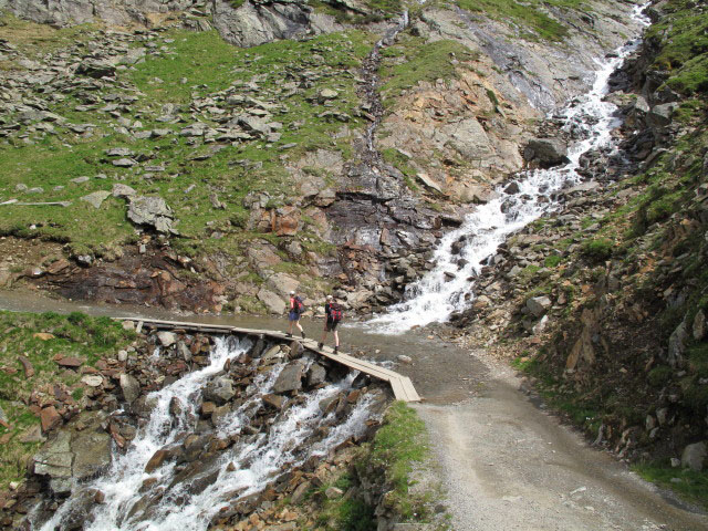 Weg 922 zwischen Langtalereggh&uuml;tte und Gurgler Gro&szlig;alm (1. Juli)