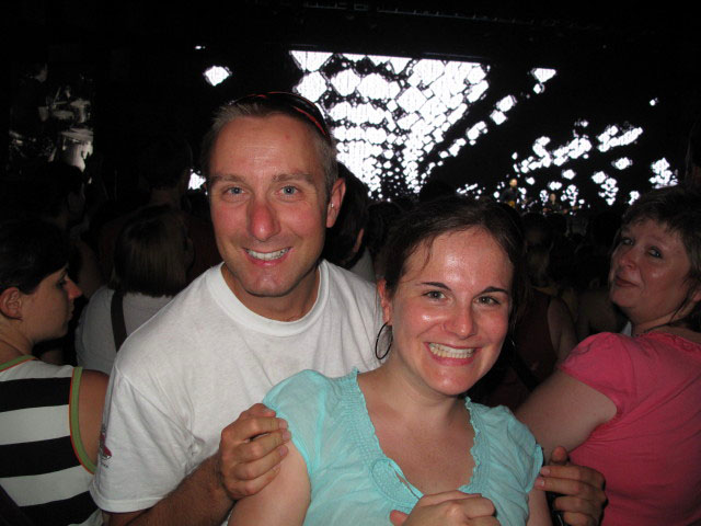 Ich und Katrin in der Stadthalle