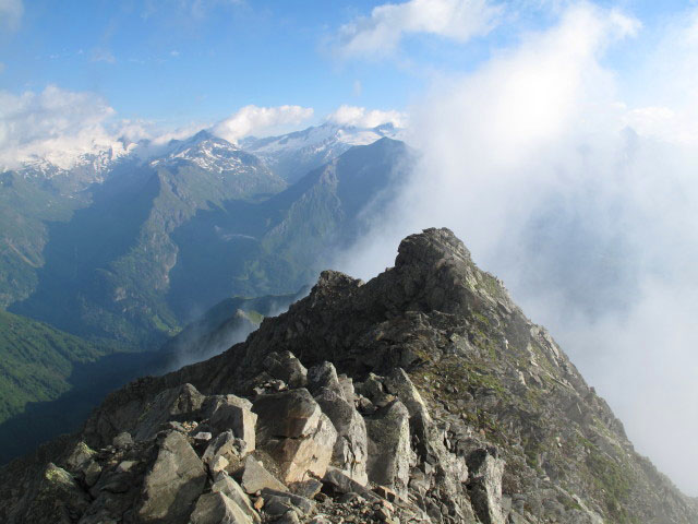 vom Lasörling Richtung Norden (8. Juli)