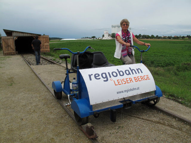 Mama in der Einstiegsstelle Thomasl, 258 m