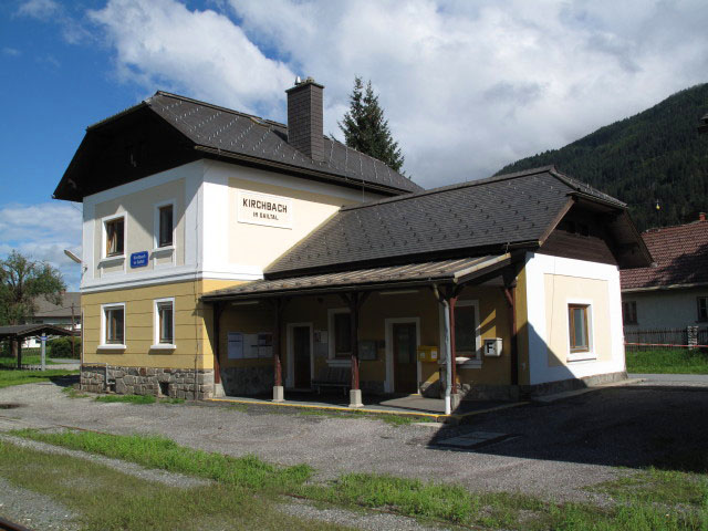 Bahnhof Kirchbach im Gailtal, 622 m