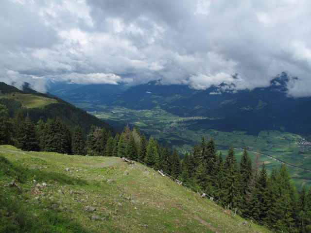 Oberes Gailtal von der Wipfelalm aus