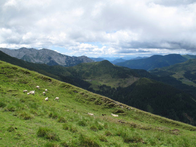 vom Kirchbacher Wipfel Richtung Westen
