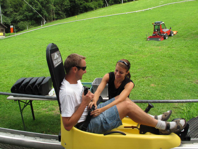 Ich in der Talstation