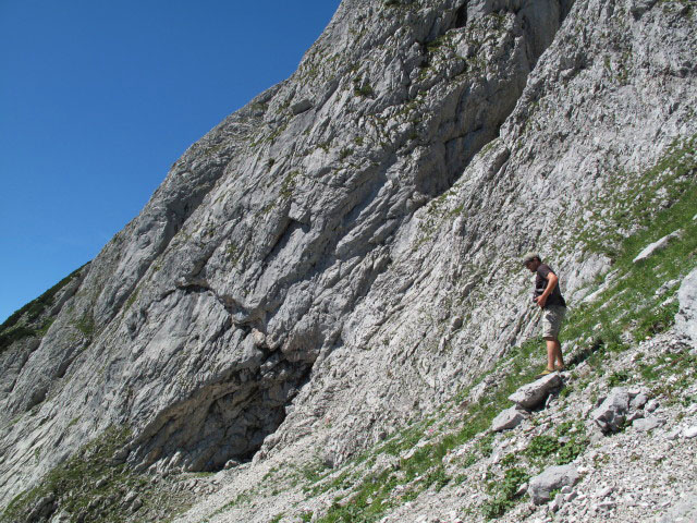 Axel zwischen Grazer H&uuml;tte und Gamsblick-Klettersteig