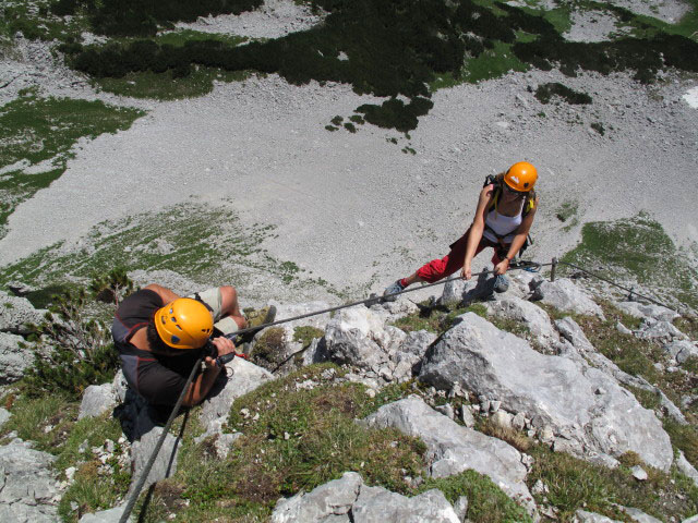 Gamsblick-Klettersteig: Axel und Martina