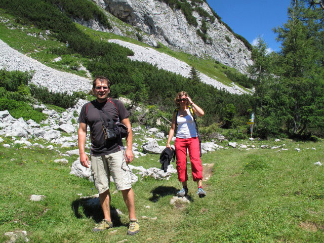 Axel und Martina zwischen Traweng und Grazer H&uuml;tte