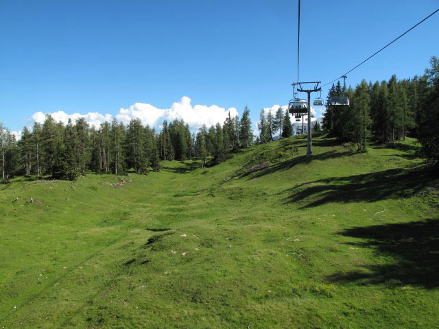 Sektion 2 der 4er-Sesselbahn