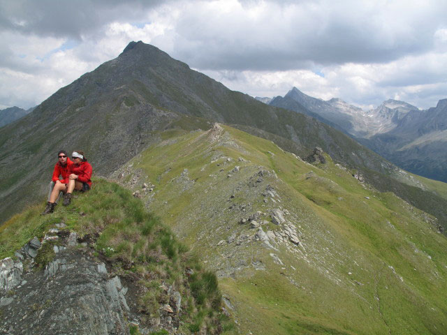Christoph und Gudrun am Törlkopf, 2.446 m